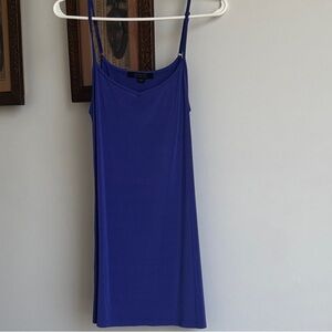 All Saints Blue Spaghetti Strap Slip Dress